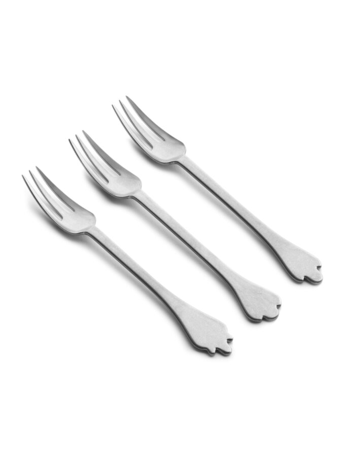 TABLE FORK MERCI MIX 1-2-3 MIRROR STONE WASH ASS/3