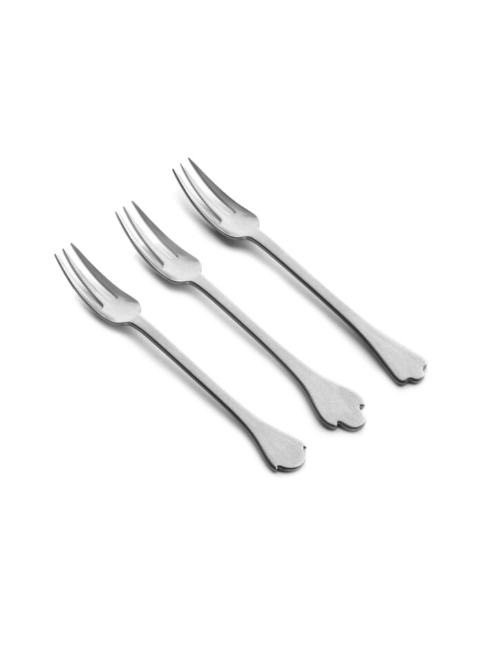 DESSERT FORK MERCI MIX 4-5-6 MIRROR STONE WASH ASS/3