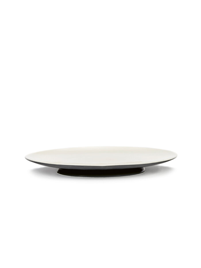 PLATE D24 CM RA BLACK/OFF-WHITE