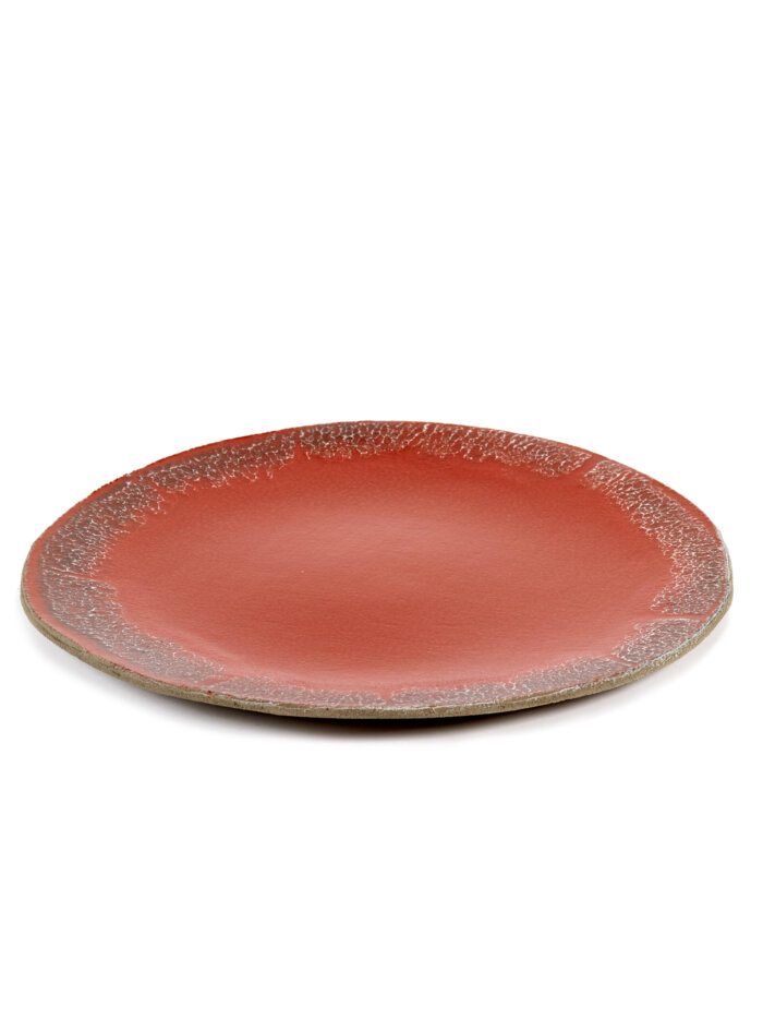 SERVING PLATE FCK L40 x W40 x H2 CM RED PATCH