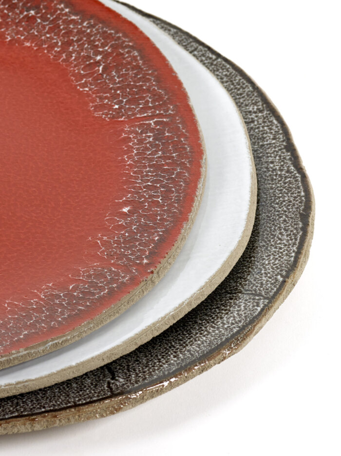 SERVING PLATE FCK L40 x W40 x H2 CM RED PATCH – Bild 2