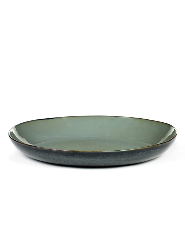 SERVING TRAY D35,5 H6 SMOKEY BLUE / DARK BLUE