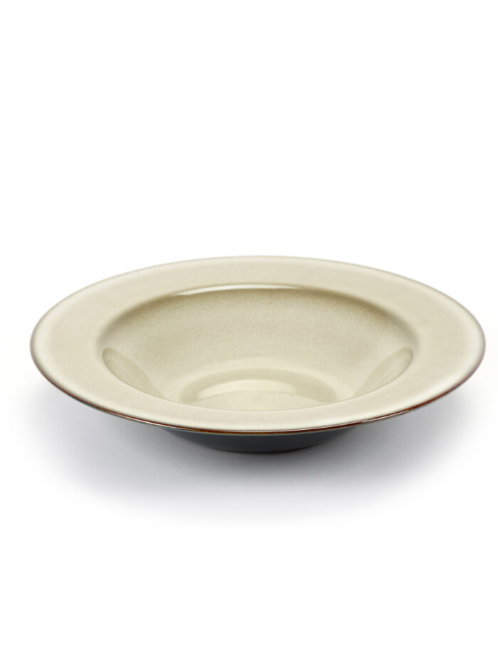 DEGUSTATION LARGE ROUND D27,3 H5,3 CM MISTY GREY/DARK BLUE