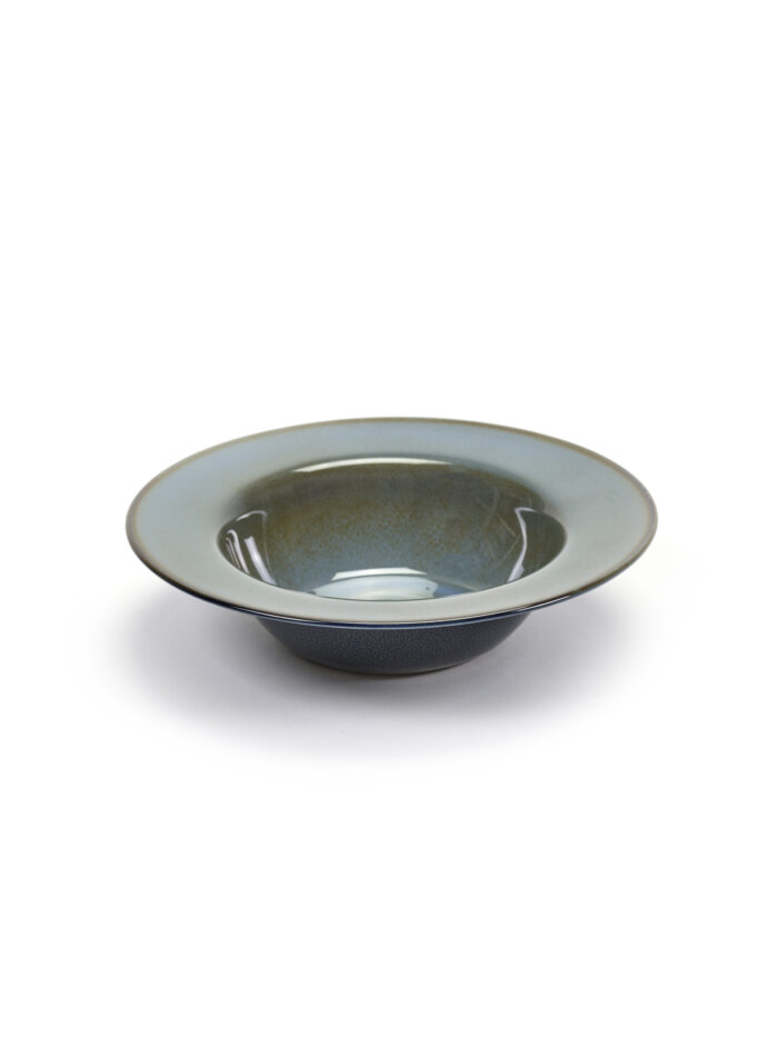 DEGUSTATION SMALL ROUND D21,3 H5 CM SMOKEY BLUE/DARK BLUE