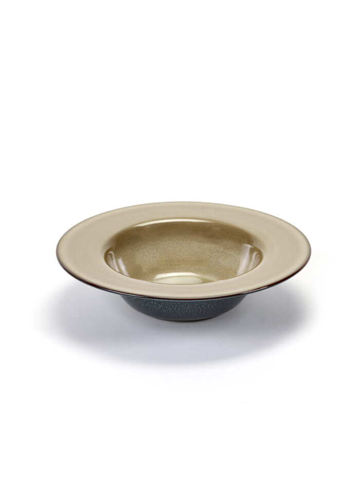 DEGUSTATION SMALL ROUND D21,3 H5 CM MISTY GREY/DARK BLUE