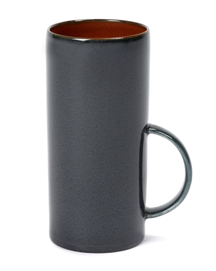 TEA CUP D6 H13 RUST/DARK BLUE