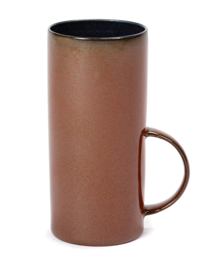 TEA CUP D6 H13 DARK BLUE/RUST