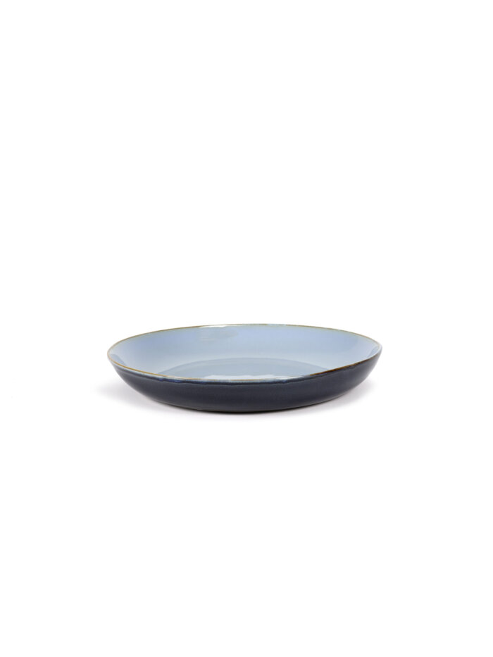 SERVING DISH D29,5 H5 CM SMOKEY BLUE / DARK BLUE
