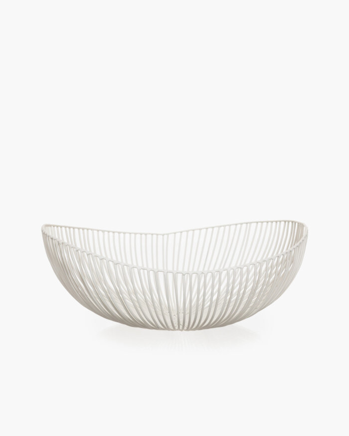 PLATE OVALE MEO 37X33XH14 WHITE