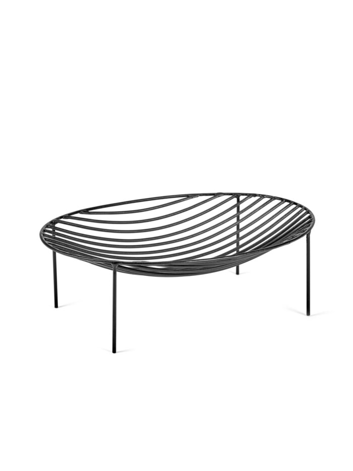 BASKET NANA L35 x W25 x H11 CM BLACK