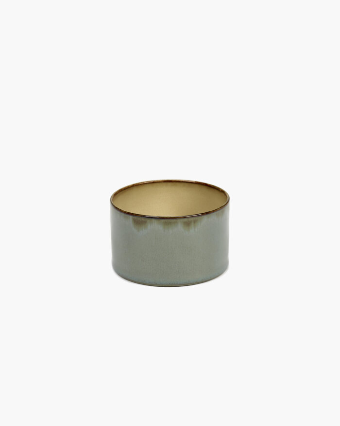 GOBLET CYLINDER LOW D7,5 H5 SMOKEY BLUE / MISTY GREY