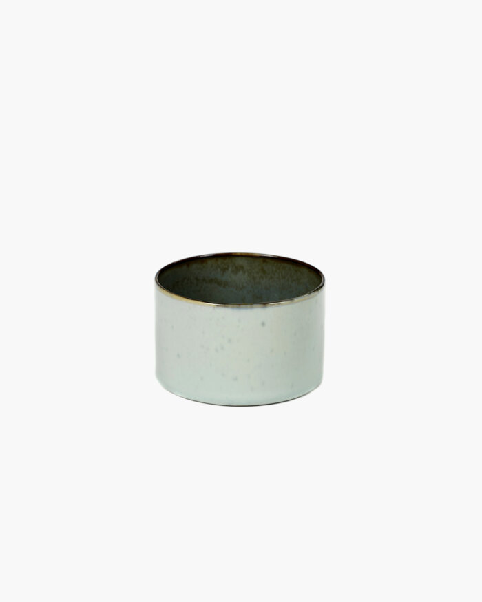 GOBLET CYLINDER LOW D7,5 H5 LIGHT BLUE / SMOKEY BLUE