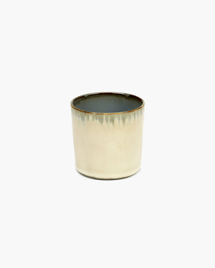 GOBLET CYLINDER HIGH D7,5 H7,5 MISTY GREY / SMOKEY BLUE