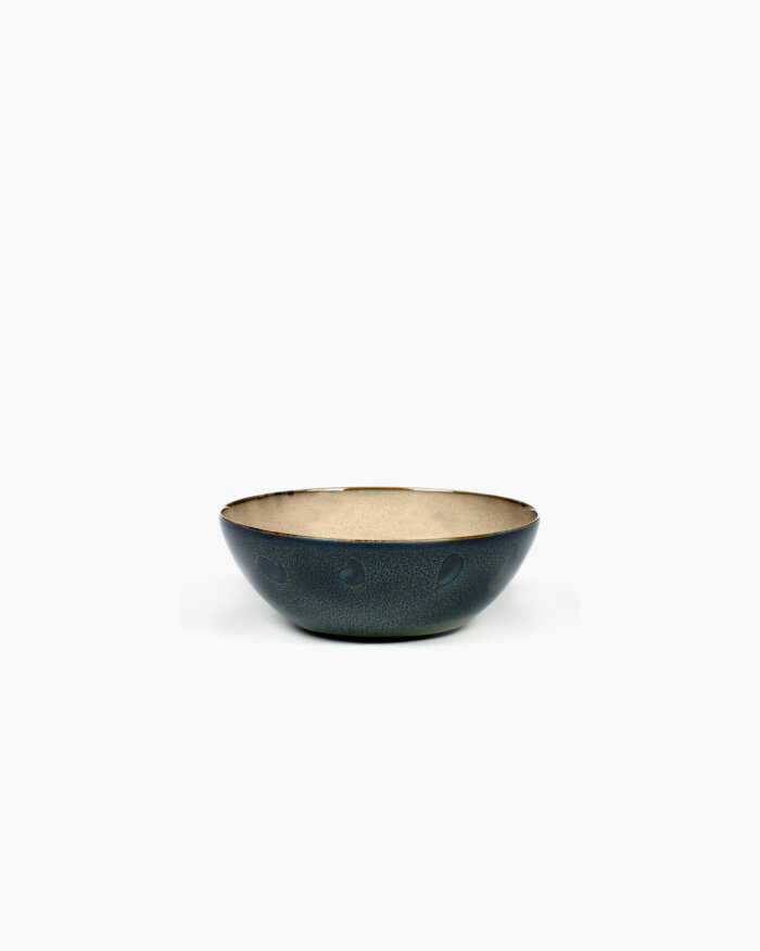 BOWL XL D18,4 H7,1 MISTY GREY / DARK BLUE