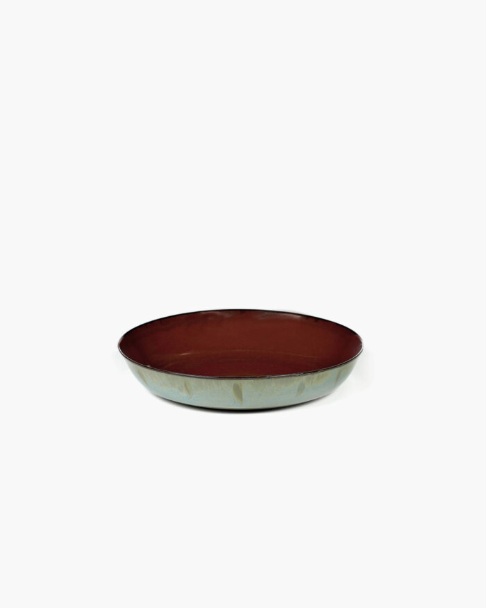 SOUP PLATE M D21 H4 RUST / SMOKEY BLUE