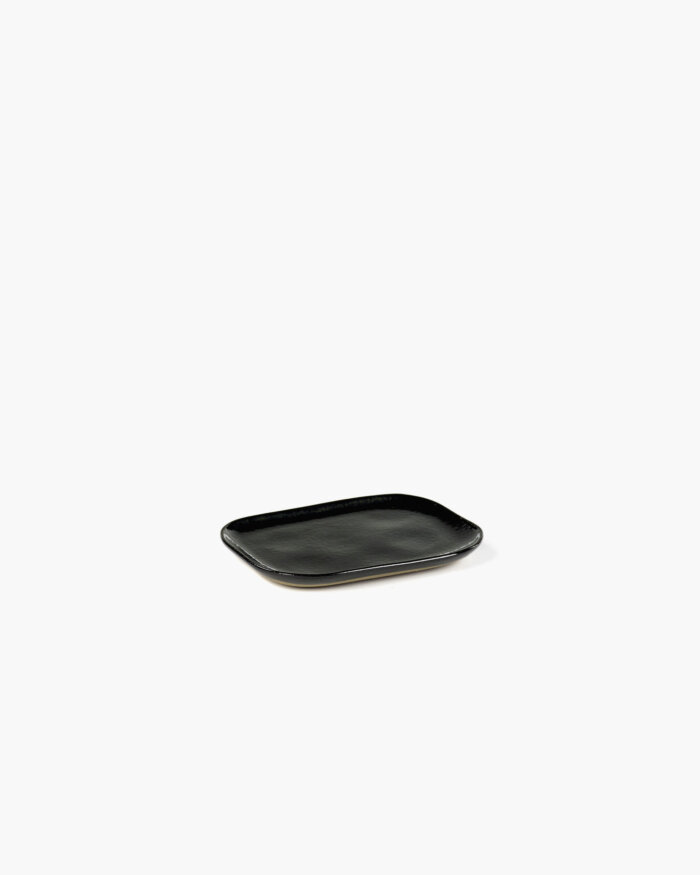 PLATE RECTANGULAR MERCI N°3 M 14,5x10,5 H1,4 DARK BLUE