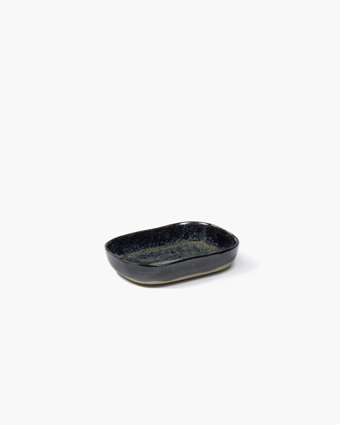 DEEP PLATE MERCI N°7  M 14,5x10,5 H3 DARK BLUE