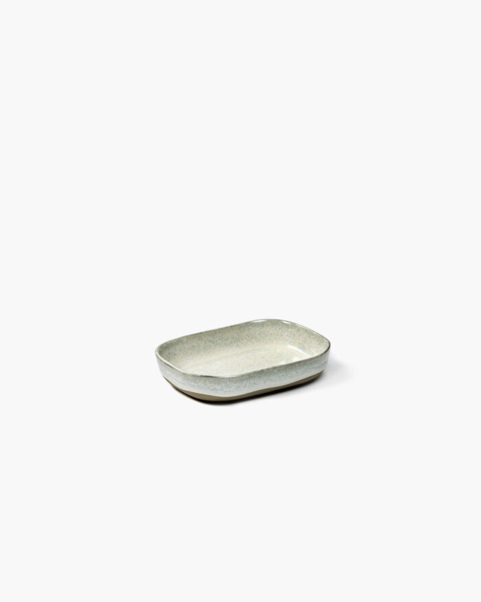 DEEP PLATE MERCI N°7  M 14,5x10,5 H3 OFF WHITE