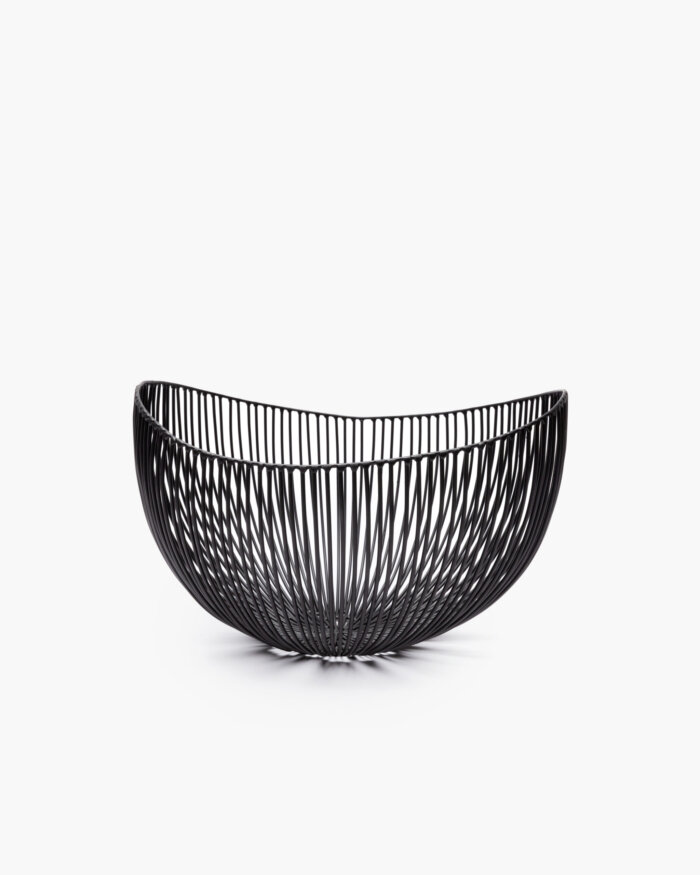 PLATE DEEP TALE 31X29XH21 BLACK