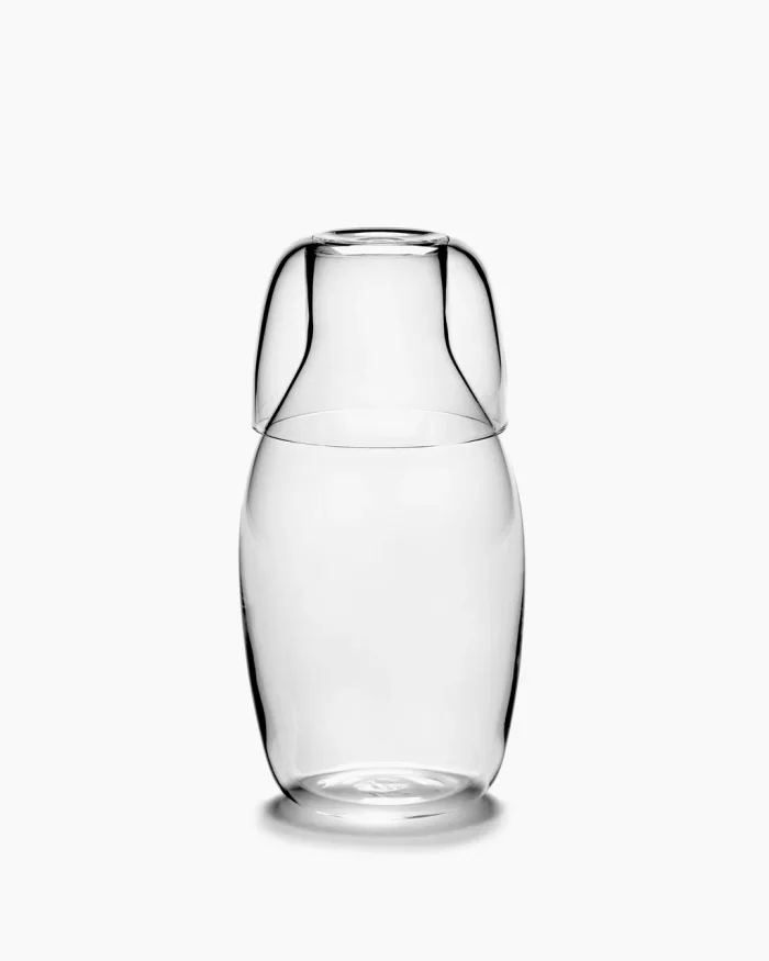 CARAFE 75 CL + GLASS 20 CL VVD H18,6cm D9,3cm
