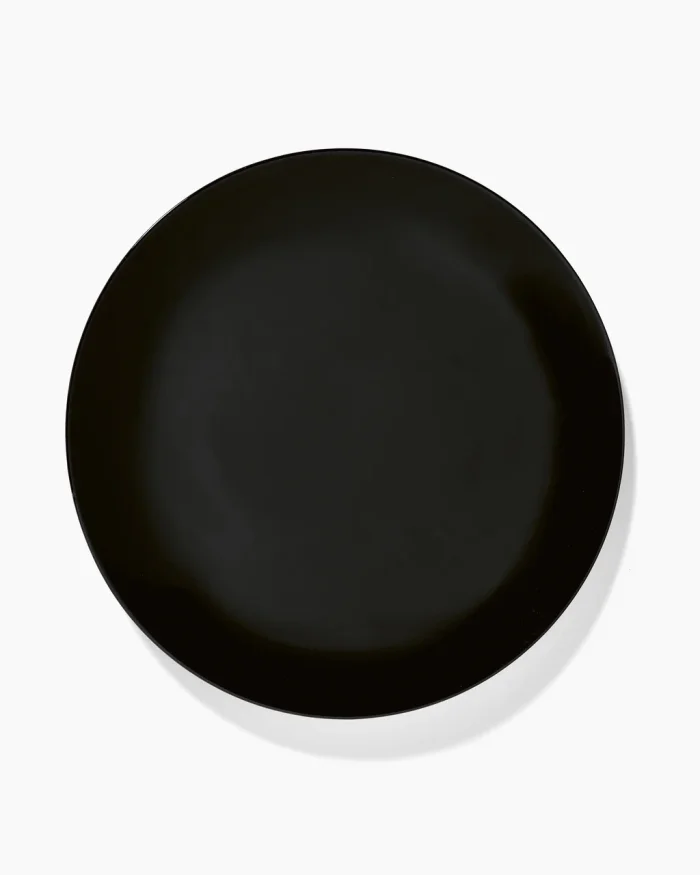 PLATE D28 CM DÉ BLACK