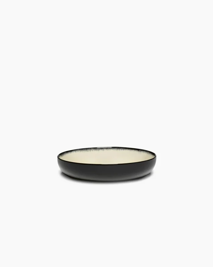 HIGH PLATE D18,5 CM DÉ OFF-WHITE/BLACK VAR D