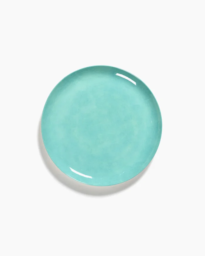 PLATE FEAST L L26,5 x W26,5 x H2 CM AZURE