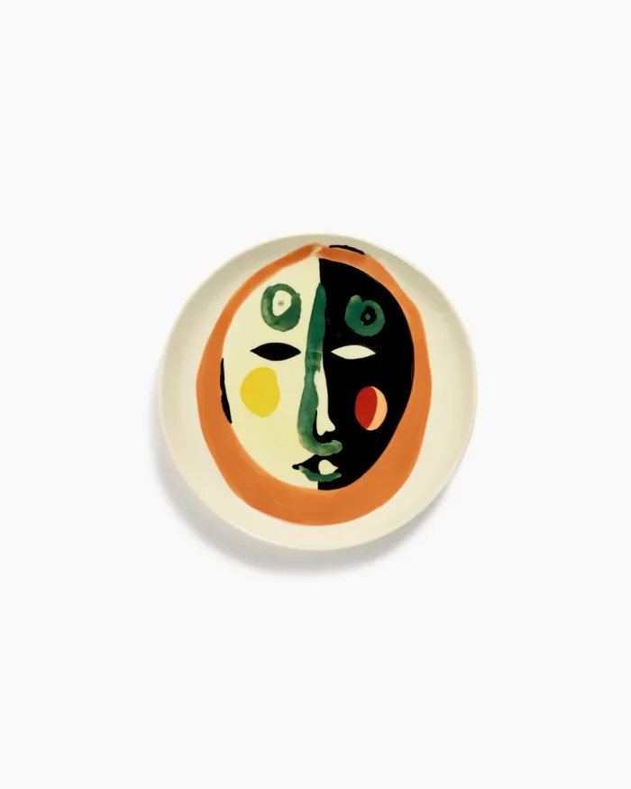 PLATE FEAST M L22,5 x W22,5 x H2 CM FACE 1