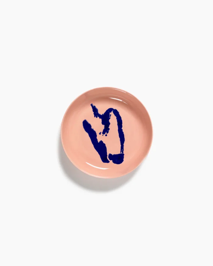PLATE HIGH FEAST L22 x W22 x H4 CM DELICIOUS PINK PEPPER BLUE