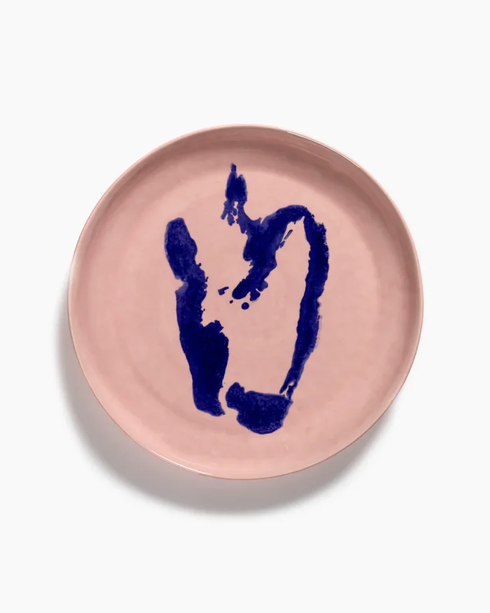 SERVING PLATE FEAST S L35 x W35 x H4 CM DELICIOUS PINK PEPPER BLUE