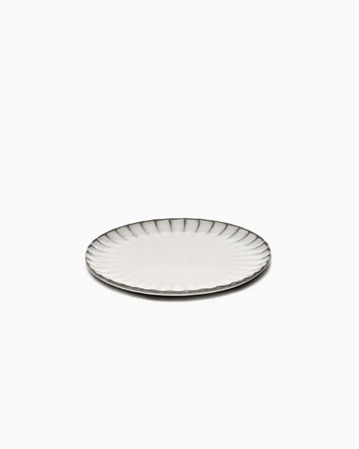 PLATE INKU S L18 x W18 x H1,7 CM WHITE