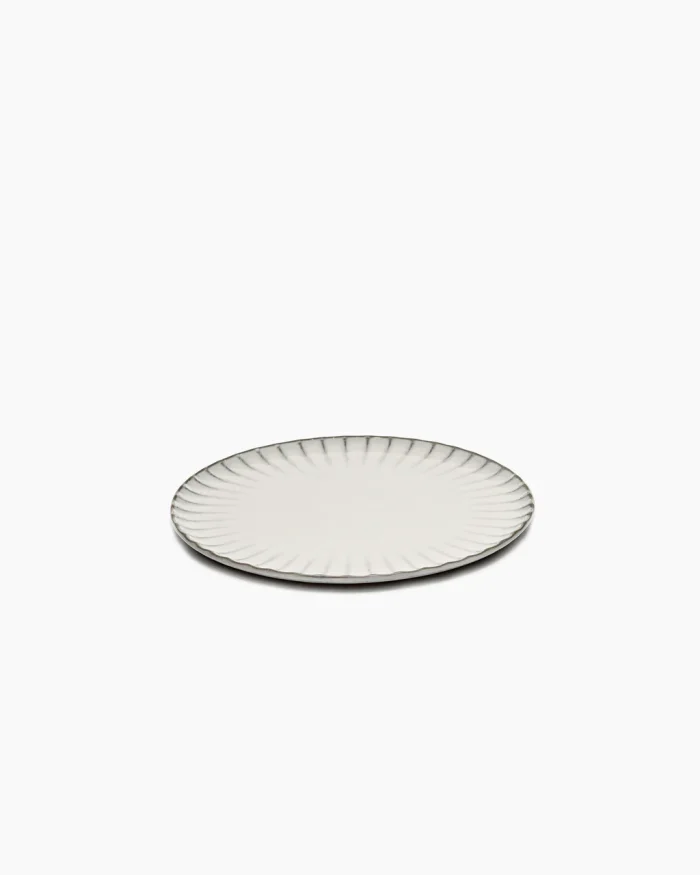 PLATE INKU L L24 x W24 x H1,7 CM WHITE