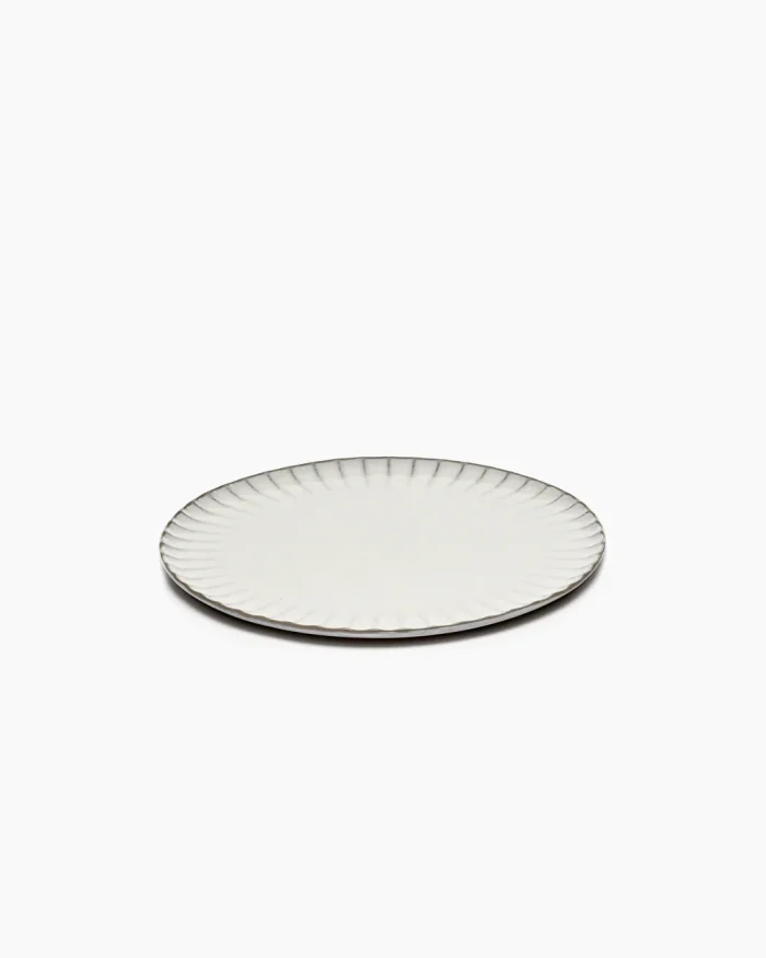 PLATE INKU XL L27 x W27 x H1,7 CM WHITE