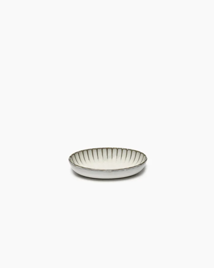 SERVING BOWL OVAL INKU L19 x W13 x H3,7 CM WHITE