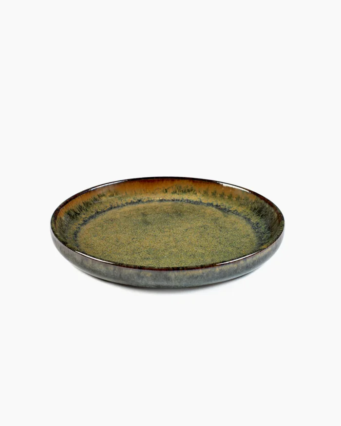 OLIVE PLATE SURFACE D16 H2 INDI GREY