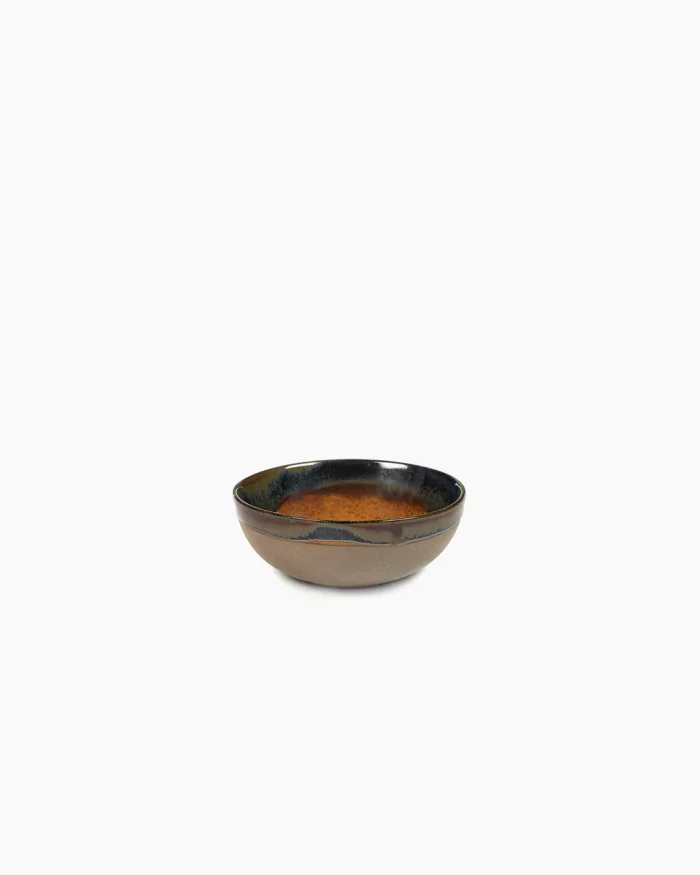 BOWL L SURFACE D13 H5 GREY/RUSTY BROWN