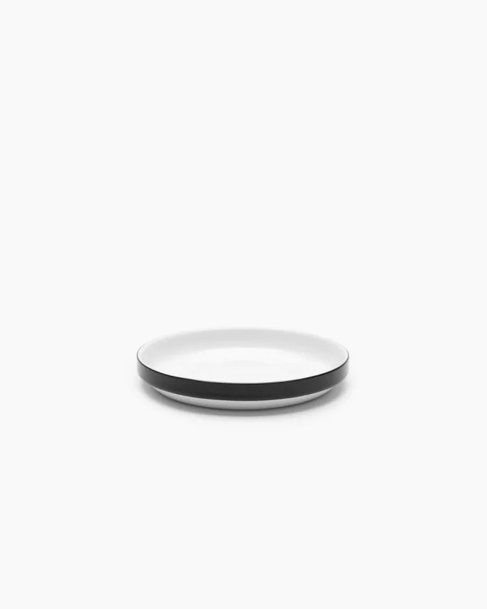 PLATE LOW VVD D18 H2,5 - BLACK GLAZE