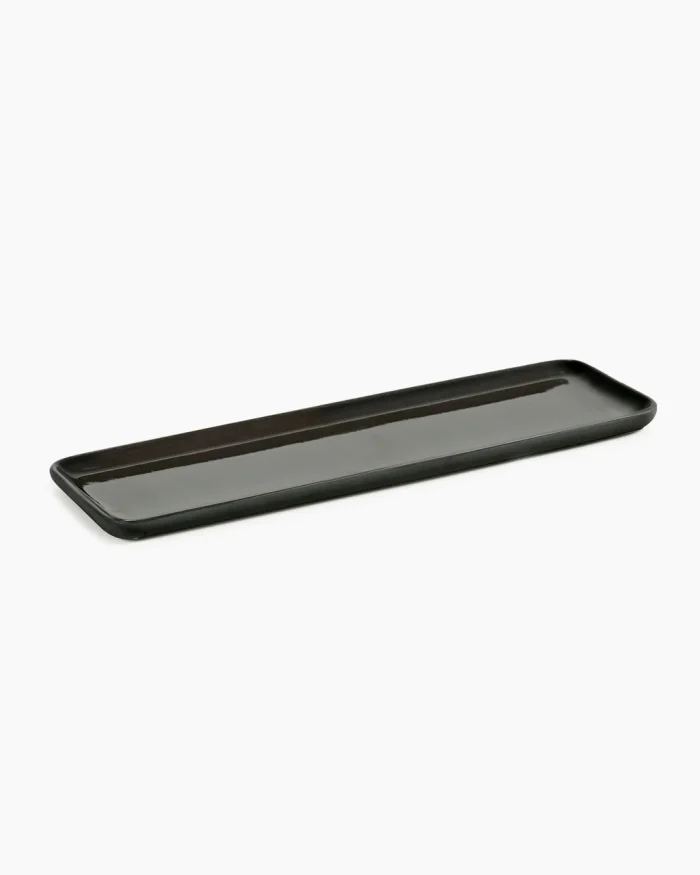 TRAY RECTANGULAR COSE L L29,2 x W9,8 x H1,2 CM DARK GREY