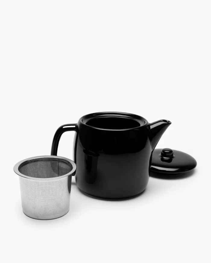 TEA POT INCL INFUSER VVD D12 H13,3 - GLAZED BLACK – Bild 3