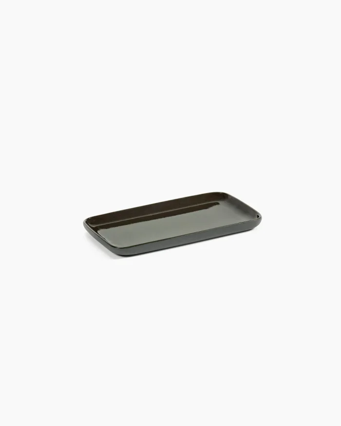 TRAY RECTANGULAR COSE S L16,2 x W9,8 x H1,2 CM DARK GREY