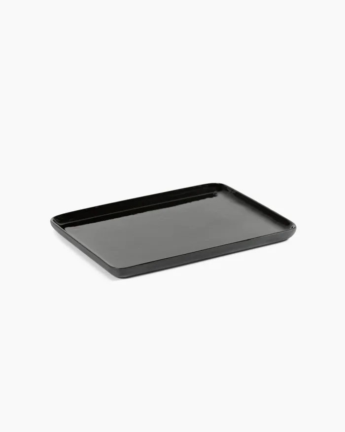 TRAY RECTANGULAR COSE M L19,2 x W16,2 x H1,2 CM DARK GREY