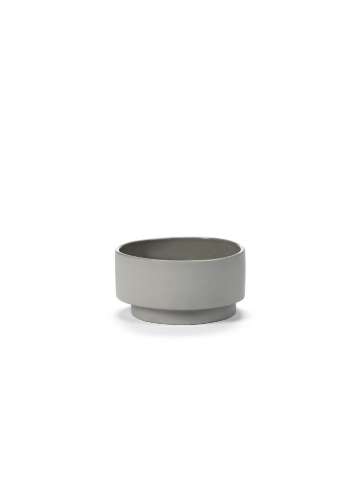BOWL MAARTEN BAAS L13,6 x W13,9 x H6,9 CM LIGHT GREY