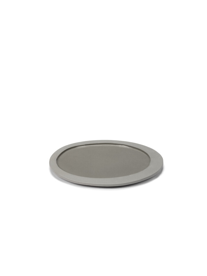 PLATE MAARTEN BAAS S L21,9 x W20,8 LIGHT GREY