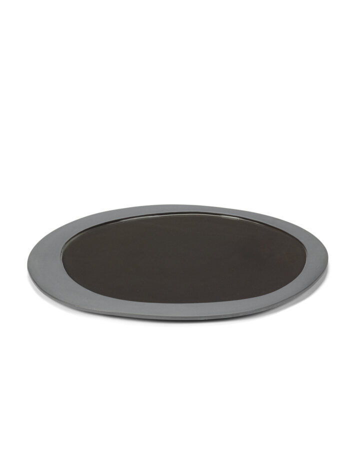 PLATE MAARTEN BAAS L L33,6 x W30,5 GREY