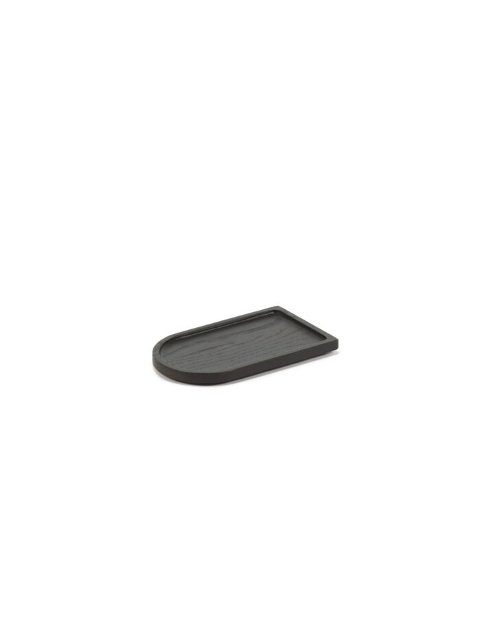 TRAY S BLACK LA MÈRE L 20 W 12 H 1.7 CM