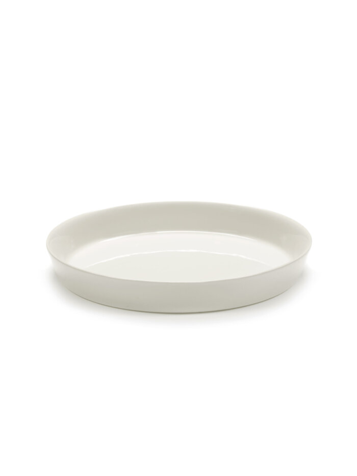 DEEP PLATE CENA M L22 x W22 x H2,8 CM IVORY
