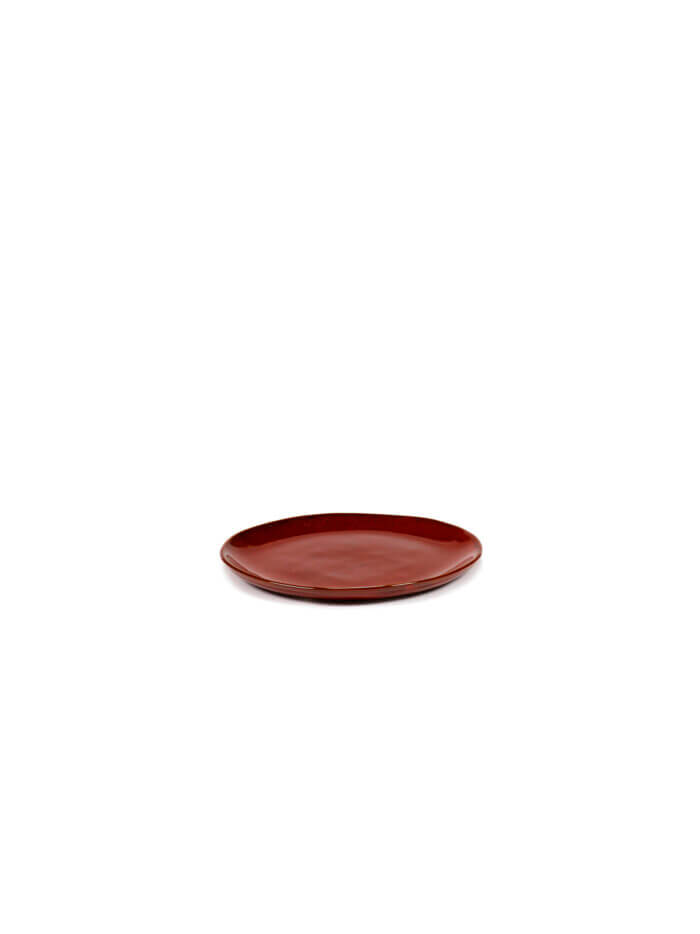 PLATE XS VENETIAN RED LA MÈRE L 14.5 W 14.5 H 1.5 CM