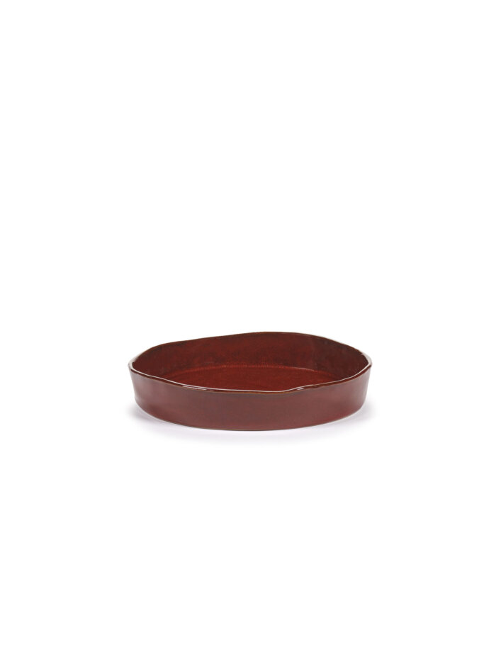 DEEP PLATE S VENETIAN RED LA MÈRE L 20 W 20 H 3.5 CM