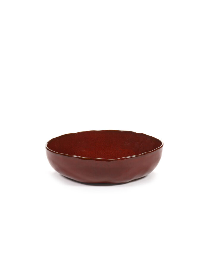 BOWL L VENETIAN RED LA MÈRE L 22 W 22 H 6 CM