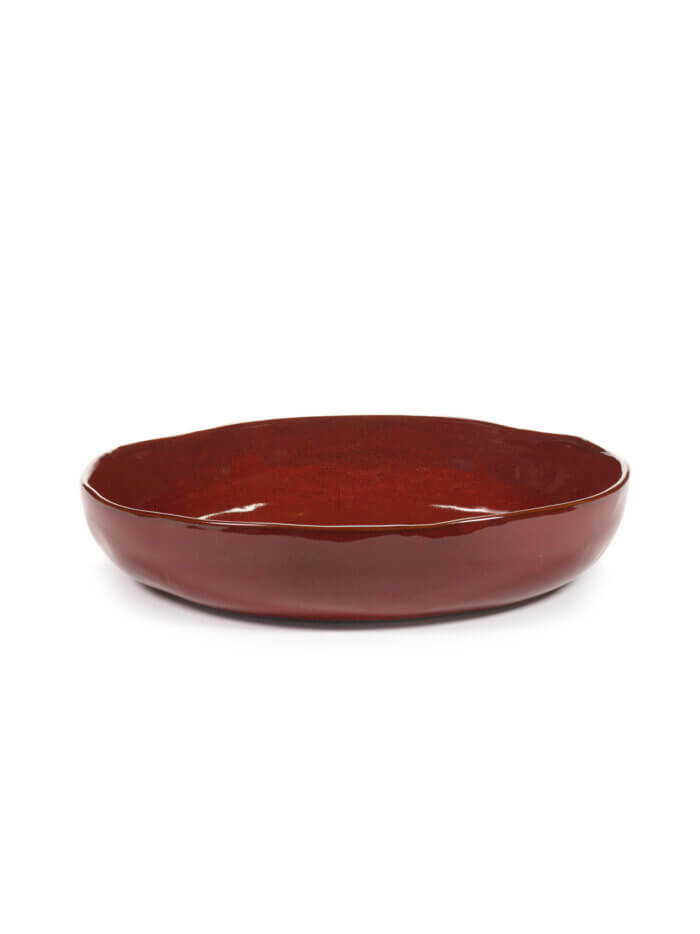 SERVING BOWL M VENETIAN RED LA MÈRE L 31.5 W 31.5 H 6 CM